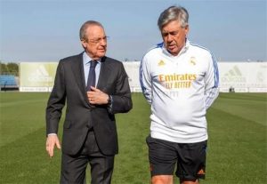 اجتماع حاسم بين أنشيلوتي وفلورنتينو بيريز لمناقشة ميركاتو ريال مدريد