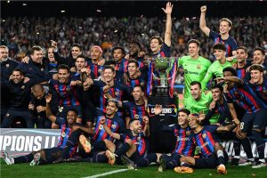 قائمة برشلونة أمام بلد الوليد في الدوري الإسباني.. غياب بيدري وأروخو