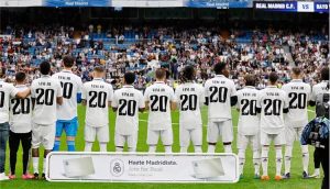 فيديو | بقميص خاص.. لاعبو ريال مدريد يدعمون فينيسيوس جونيور  بعد واقعة العنصرية
